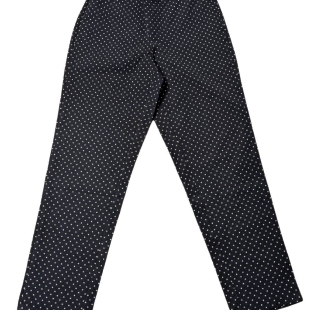 Isaac Mizrahi Blue with polka dots pants